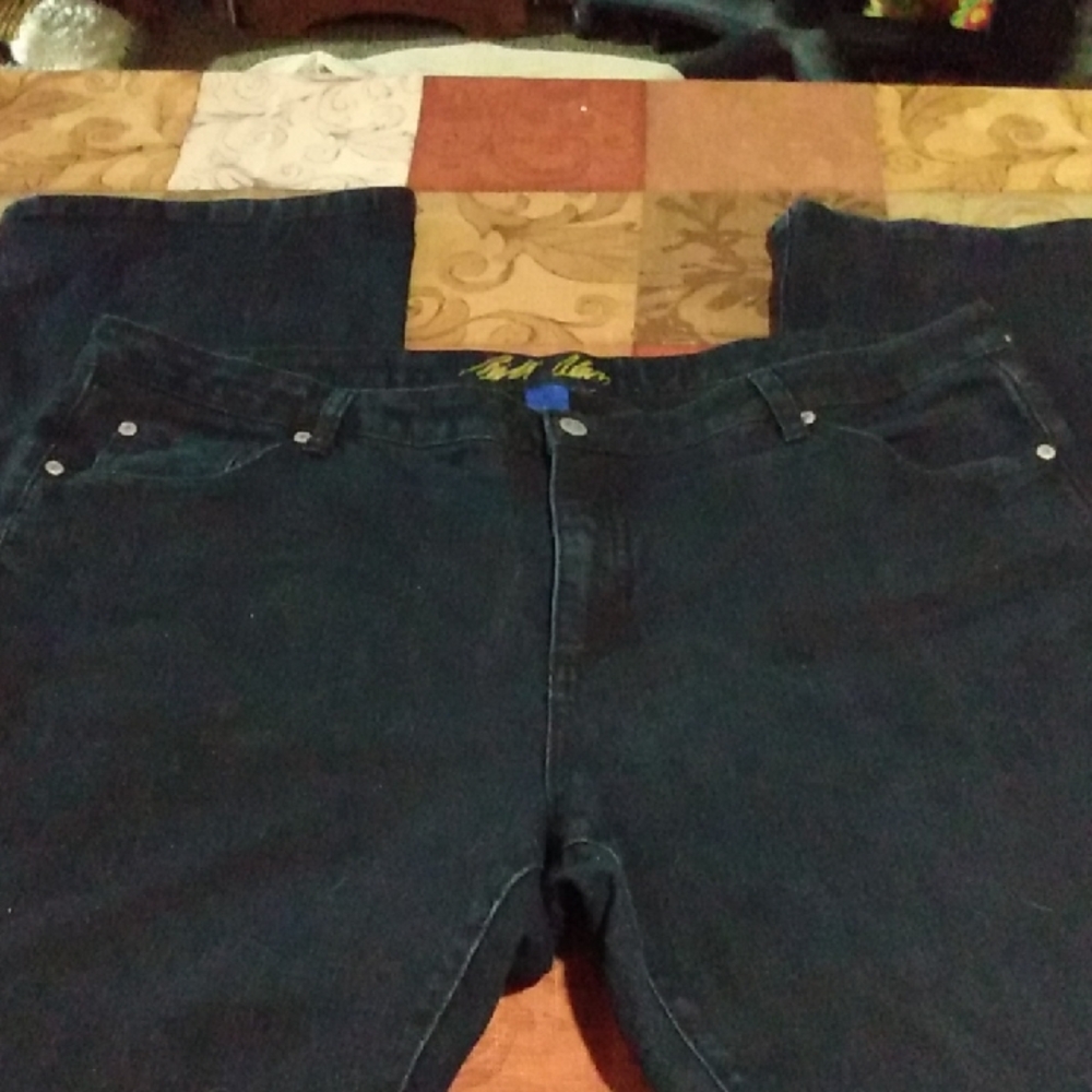 Bill Blass Stretch Bootcut Black Jeans Size 20-W